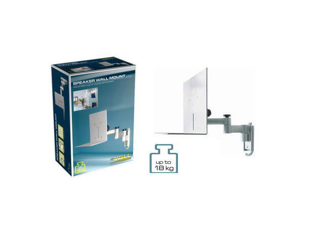 OEM Høyttalerfeste, opptil 18kg, 1 stk. Tilt og svingbar. myWALL 